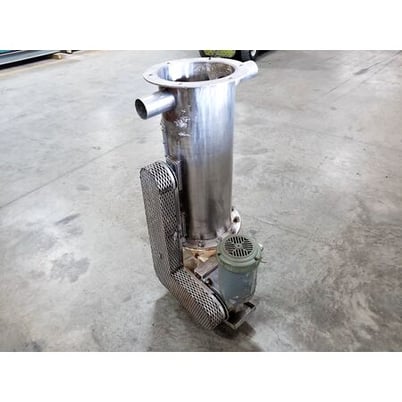 10" Semco, rotary air lock, dual shaft agitated hopper - Image 4