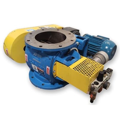 8" Ancaster Conveying #MD8, rotary air lock valve, .75 HP - Image 1