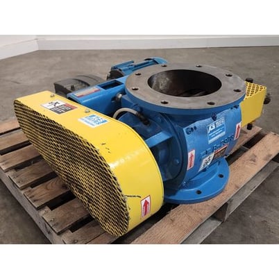 8" Ancaster Conveying #MD8, rotary air lock valve, .75 HP - Image 2