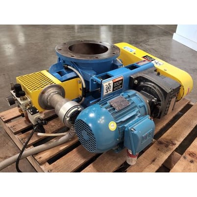 8" Ancaster Conveying #MD8, rotary air lock valve, .75 HP - Image 3