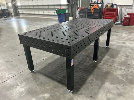 Siegmund Imperial Series System 28 #US280030.XD7, 4' x8' welding table ...