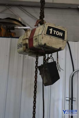 1 Ton, Coffing #EC-2032.3, hi-speed electric chain hoist, 6' lift height, 32 FPM, #73084 - Image 2
