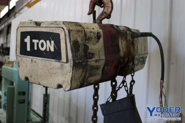 1 Ton, Coffing #EC-2032.3, hi-speed electric chain hoist, 6' lift height, 32 FPM, #73084 - Image 4