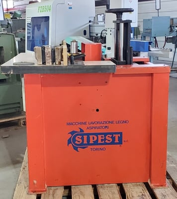 Sipest #Levigratrice-LS102/6 Profile sander, 1-1/4" spindle, tilt to 45&deg;, 2 heads, like new - Image 2