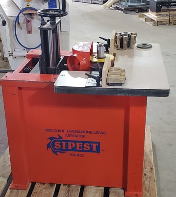 Sipest #Levigratrice-LS102/6 Profile sander, 1-1/4" spindle, tilt to 45&deg;, 2 heads, like new - Image 4