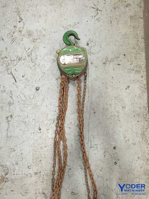 2 Ton, Jet #L-80, manual lift chain hoist, serial 2077, #64131 - Image 1