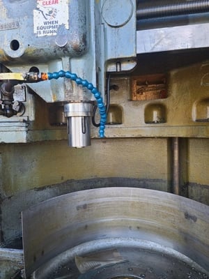 Fellows #36-8Z-1, gear shaper, 24" throated riser, 8" stroke, large hole on spindle, 44" swing, excellent - Image 4