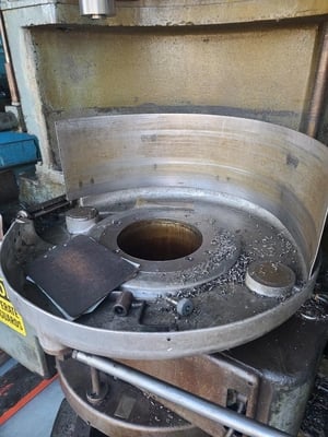 Fellows #36-8Z-1, gear shaper, 24" throated riser, 8" stroke, large hole on spindle, 44" swing, excellent - Image 6