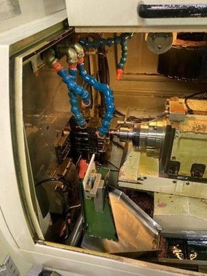 Tsugami #BA-26, CNC swiss lathe, Fanuc 32i-A, LNS Quickload Servo S3 short magazine barfeed, 2006 - Image 3