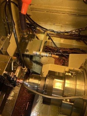 Tsugami #BA-26, CNC swiss lathe, Fanuc 32i-A, LNS Quickload Servo S3 short magazine barfeed, 2006 - Image 5