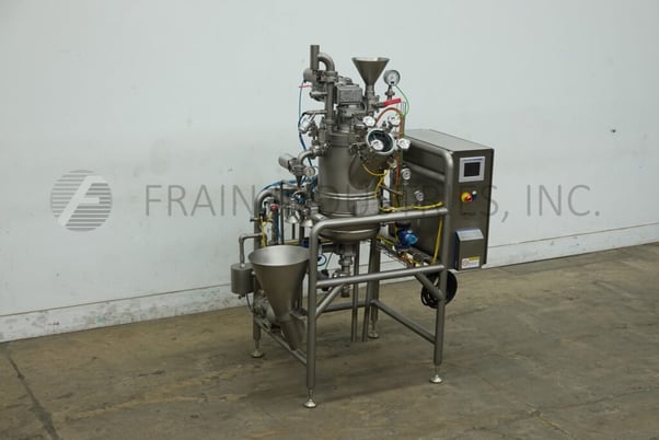 15 gallon Hosokawa, #TBT20V, 304 Stainless Steel, single motion, vacuum kettle, 14" dia., 24" depth, bolt - Image 5