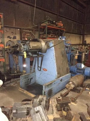 9.8" x 14" Fenn #121, 2-Hi rolling mill, 9" roll journal, 125 HP - Image 4