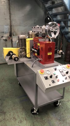 4" x 6" IRM #4060, 2-Hi lab rolling mill, 2 heavy duty herringbone gears, 5 HP, new - Image 3