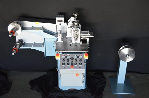 12" x 1.25" Ruesch #189, precision ring slitter payoff with double recoilers - Image 2