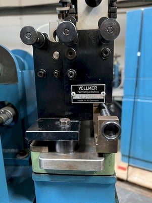 Vollmer #VFM-3-90, width & thickness gauge with VMF 3/11 & VFM 3/22 meters - Image 2