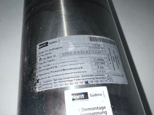 3" Norit Sudmo #S370-E-30-B-XX-(8.0-12.0)-AAS, Sanitary Valve - Image 3