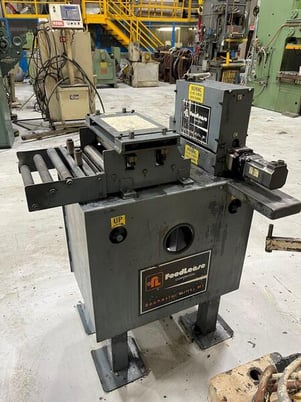 12" x .081" Feed-Lease #EF-12, servo feed with pull thru 5 roll straightener, edge guides - Image 6