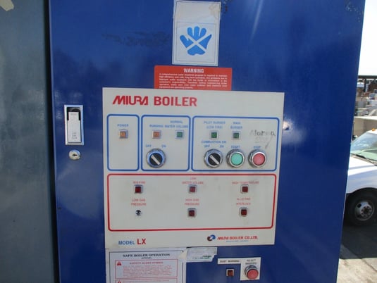 200 HP Miura #LX-200, Steam Boiler, 170 psi, 6,896 lbs/hr, 400 degree F - Image 8