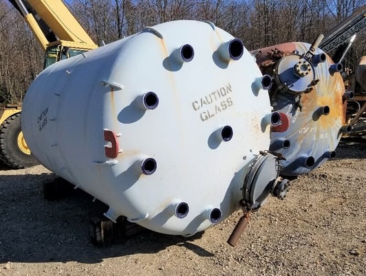 4000 gallon Pfaudler #CV90-4000-90, Glass Lined Pressure Vessel, 90/FV psig @450 degrees Fahrenheit, 15' - Image 1