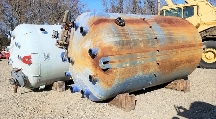 4000 gallon Pfaudler #CV90-4000-90, Glass Lined Pressure Vessel, 90/FV psig @450 degrees Fahrenheit, 15' - Image 3