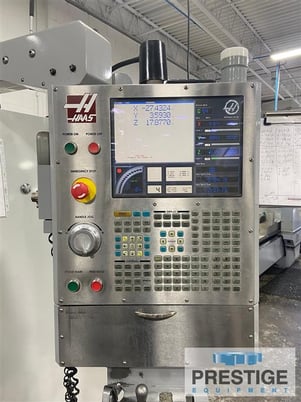 Haas #VF-4B, 50" X, Cat 40,10000 RPM, 30 HP, 40 side mount tool changer, chip auger, pre-wired 4th Axis - Image 7