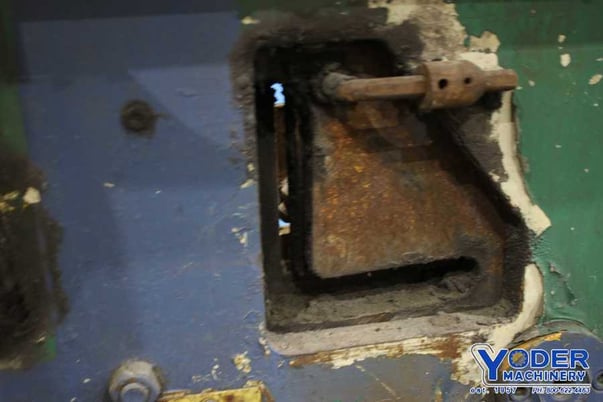 6" x 6" x 1/2" Geka #HYD-100S, ironworker, 100 ton, 12" throat, 3" stroke, 7.5 HP, #74016 - Image 7