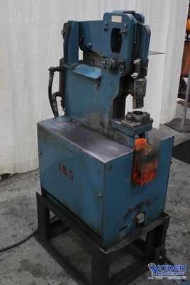 2" x 2" x 1/4" Scotchman #207J42080, hydraulic ironworker, 18 ton, 3 HP, 50 SPM, #74989 - Image 1