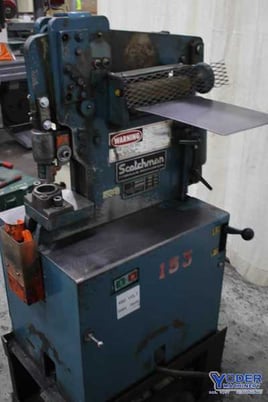 2" x 2" x 1/4" Scotchman #207J42080, hydraulic ironworker, 18 ton, 3 HP, 50 SPM, #74989 - Image 3