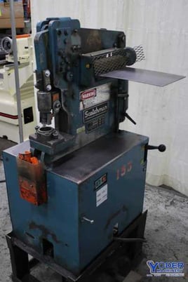 2" x 2" x 1/4" Scotchman #207J42080, hydraulic ironworker, 18 ton, 3 HP, 50 SPM, #74989 - Image 4