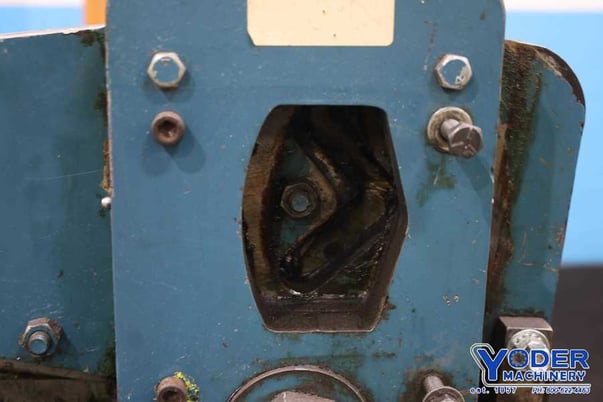 2" x 2" x 1/4" Scotchman #207J42080, hydraulic ironworker, 18 ton, 3 HP, 50 SPM, #74989 - Image 8