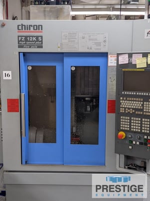 Chiron #FZ-12K-S, 5-Axis vertical machining center, Fanuc 31iA, automatic tool changer, 40000 RPM, Renishaw - Image 1