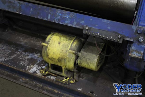 6' x 1/2" Webb #6L-CPR, initial plate rolls, 9" roll diameter, 3 rolls driven, rebuilt 2011, #75890 - Image 3