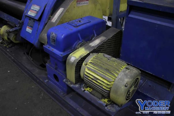 6' x 1/2" Webb #6L-CPR, initial plate rolls, 9" roll diameter, 3 rolls driven, rebuilt 2011, #75890 - Image 4