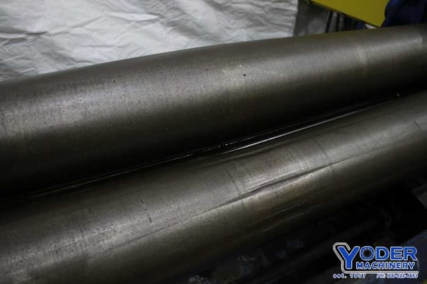 6' x 1/2" Webb #6L-CPR, initial plate rolls, 9" roll diameter, 3 rolls driven, rebuilt 2011, #75890 - Image 5