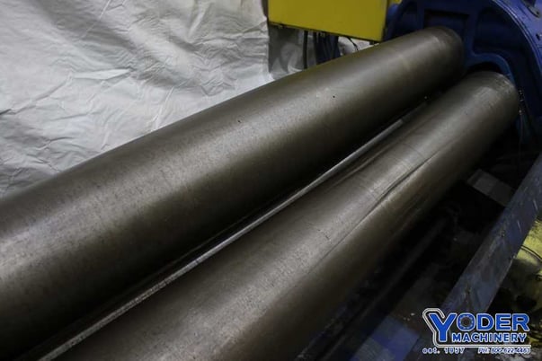 6' x 1/2" Webb #6L-CPR, initial plate rolls, 9" roll diameter, 3 rolls driven, rebuilt 2011, #75890 - Image 6