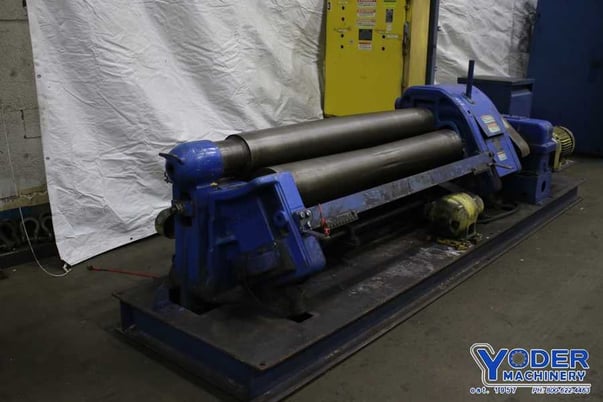 6' x 1/2" Webb #6L-CPR, initial plate rolls, 9" roll diameter, 3 rolls driven, rebuilt 2011, #75890 - Image 7