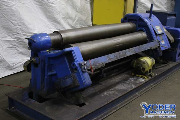 6' x 1/2" Webb #6L-CPR, initial plate rolls, 9" roll diameter, 3 rolls driven, rebuilt 2011, #75890 - Image 8
