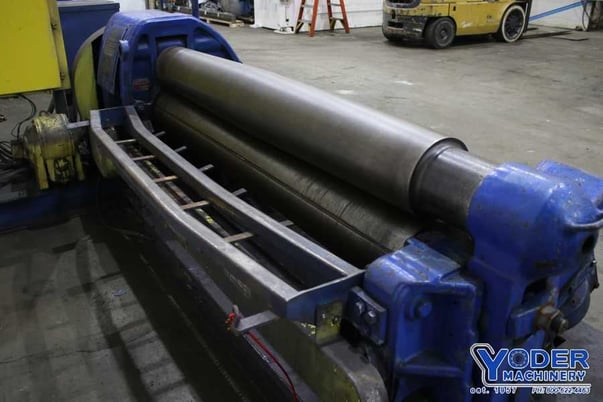 6' x 1/2" Webb #6L-CPR, initial plate rolls, 9" roll diameter, 3 rolls driven, rebuilt 2011, #75890 - Image 10
