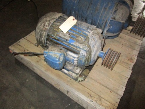 20 HP 1160 RPM U.S. Motors, Frame 286T, TEFC, explosion proof tagged, 3 phase, 60 cycle, 230/460 Volts - Image 1
