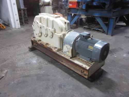 6'8" x 6' Netzsch Pebble Mill, alumina brick lined, 30 HP, 230/460 V., 15" x 15" door opening, 1984 - Image 4