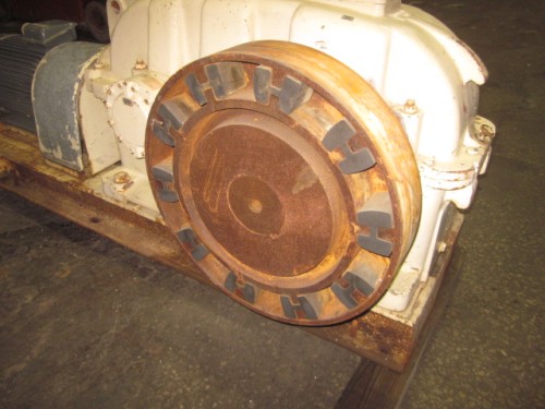 6'8" x 6' Netzsch Pebble Mill, alumina brick lined, 30 HP, 230/460 V., 15" x 15" door opening, 1984 - Image 7