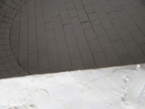 6'8" x 6' Netzsch Pebble Mill, alumina brick lined, 30 HP, 230/460 V., 15" x 15" door opening, 1984 - Image 10
