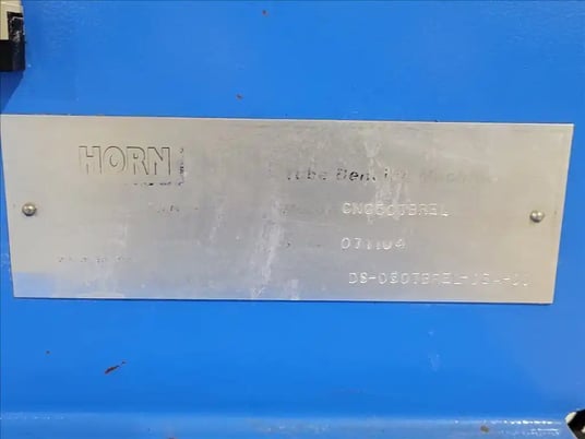 2" Horn #CNC50TBRE, CNC tube bender,M3 CNC Control,double stack tooling, 2006,S43407 - Image 2