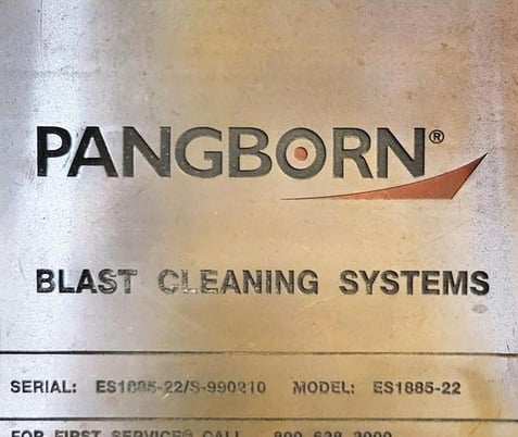 Pangborn #ES1885, small structural roll conveyor, 4 wheels, 25 HP per wheel, 2002 - Image 3