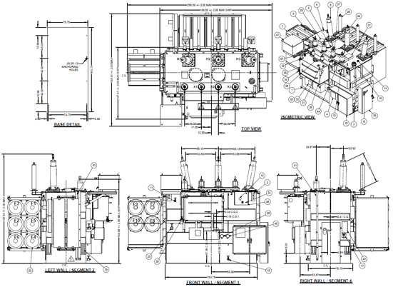 20/33 MVA 115000 Primary, 6900GrdY/3984 Secondary, Virginia, substation, unused surplus, 2019 - Image 4