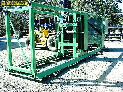 Rose Machinery #GBUB-80, glue-bound unit breaker, 192" max opening, 12" increments backstop platen lock, 5' x - Image 2