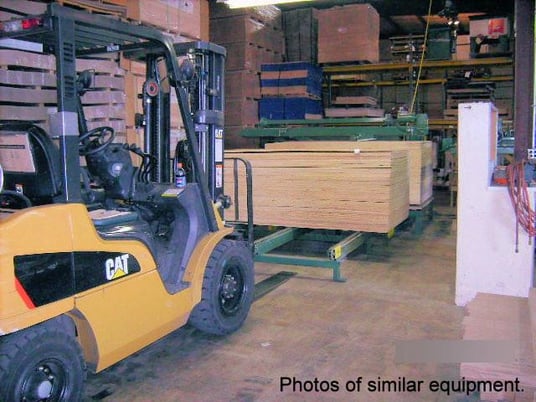 4" LHI, Angular Type Rip & Cross-cut System, 96" L x 60" width x 4" thick panel, 1.25" between the blades - Image 1