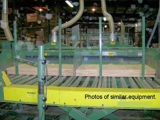 4" LHI, Angular Type Rip & Cross-cut System, 96" L x 60" width x 4" thick panel, 1.25" between the blades - Image 3