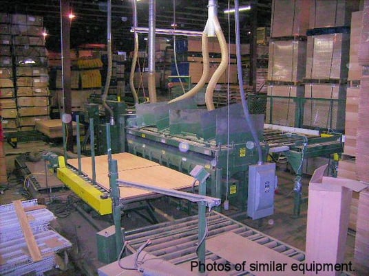 4" LHI, Angular Type Rip & Cross-cut System, 96" L x 60" width x 4" thick panel, 1.25" between the blades - Image 5