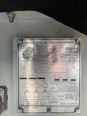 1500 KVA 24940Grdy/14400 Primary, 480Y/277 Secondary, Federal Pioneer, padmount - Image 2